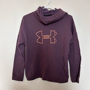 Under Armour Purple Sweatshirt with Tangerine Emblem